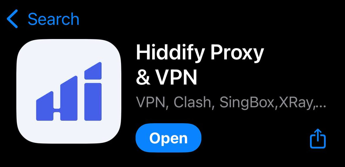 Hiddify в App Store
